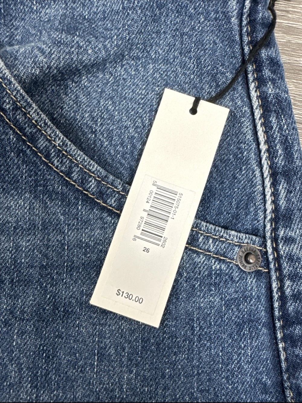High Rise Rigid Bow Jeans - Picture 5 of 9